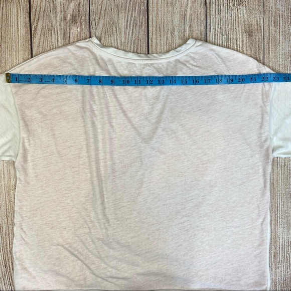All Saints Pink and White Short Sleeve Tee - Picture 8 of 11